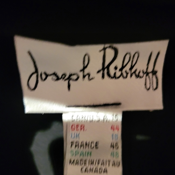 Joseph Ribkoff Black Long Sleeve Dresse - Picture 2 of 4